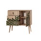Lipasto Kalune Design Dresser 3441, tammen väri/vihreä hinta ja tiedot | Lipastot | hobbyhall.fi