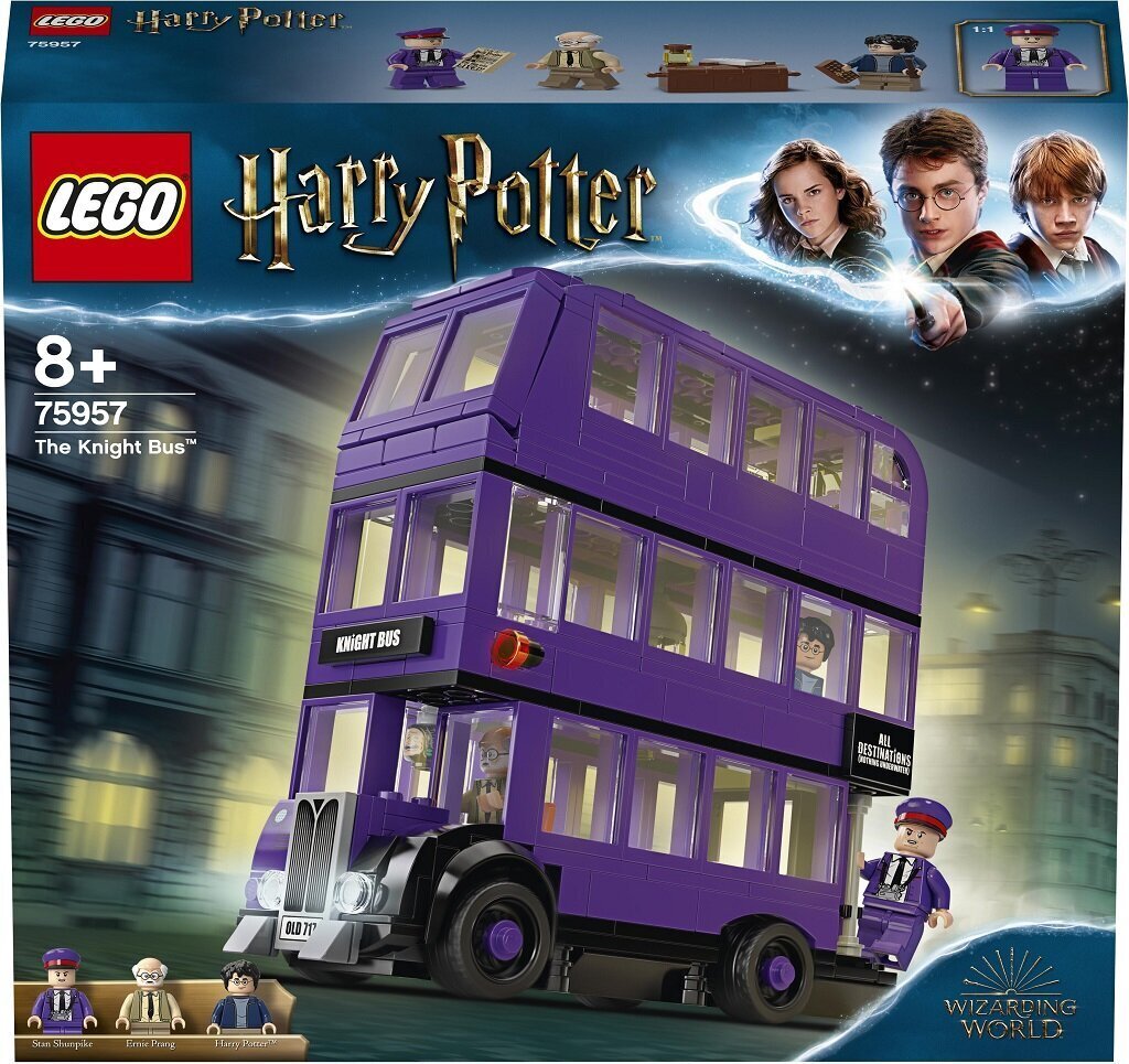 75957 LEGO® Harry Potter Poimittaislinjan bussi hinta ja tiedot | LEGOT ja rakennuslelut | hobbyhall.fi