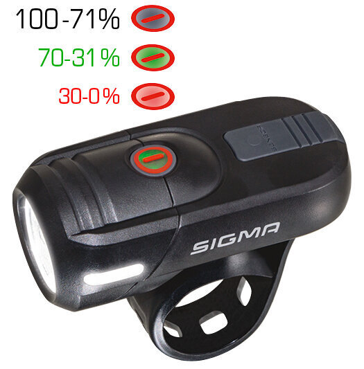 Ajovalo Sigma Aura 45 USB, hinta ja tiedot | Polkupyörän valot ja heijastimet | hobbyhall.fi