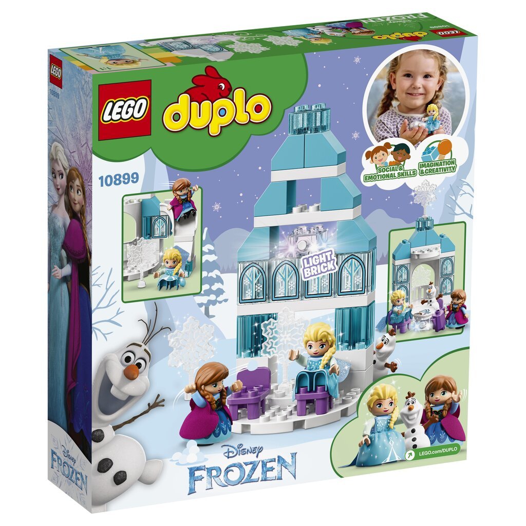 10899 LEGO® DUPLO Frozen-jäälinna hinta ja tiedot | LEGOT ja rakennuslelut | hobbyhall.fi