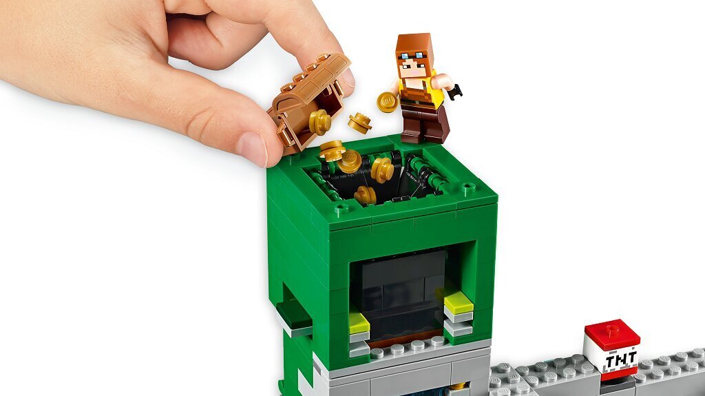 21155 LEGO® Minecraft Creeper-kaivos hinta ja tiedot | LEGOT ja rakennuslelut | hobbyhall.fi