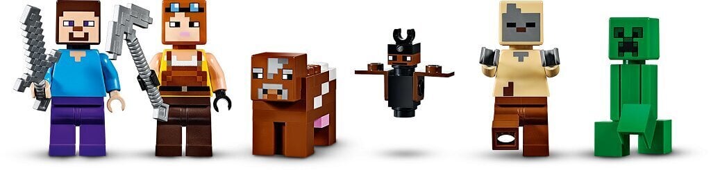 21155 LEGO® Minecraft Creeper-kaivos hinta ja tiedot | LEGOT ja rakennuslelut | hobbyhall.fi