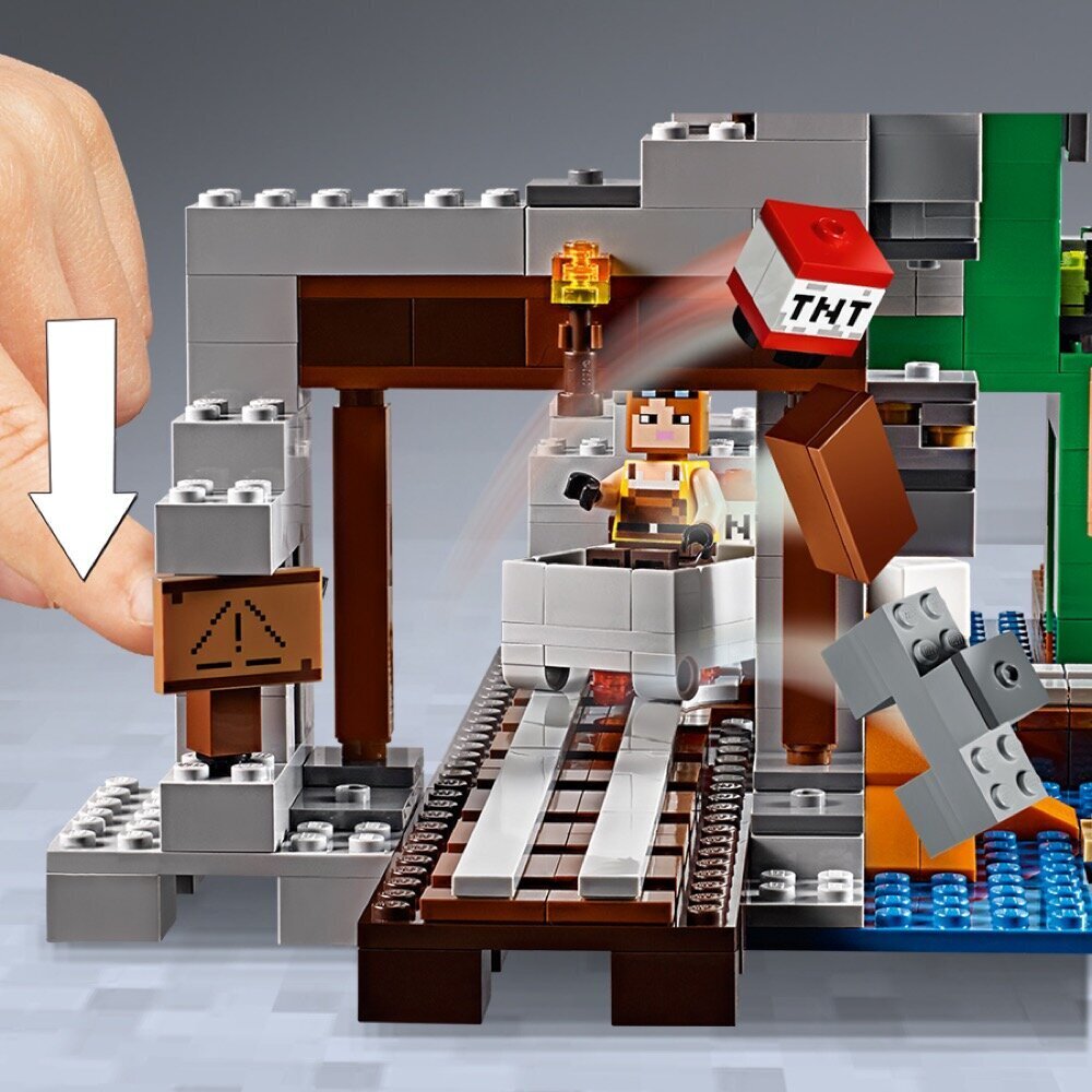 21155 LEGO® Minecraft Creeper-kaivos hinta ja tiedot | LEGOT ja rakennuslelut | hobbyhall.fi