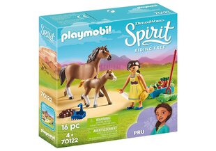 70122 PLAYMOBIL® DreamWorks Spirit, Pru ja tamma ponilla hinta ja tiedot | LEGOT ja rakennuslelut | hobbyhall.fi