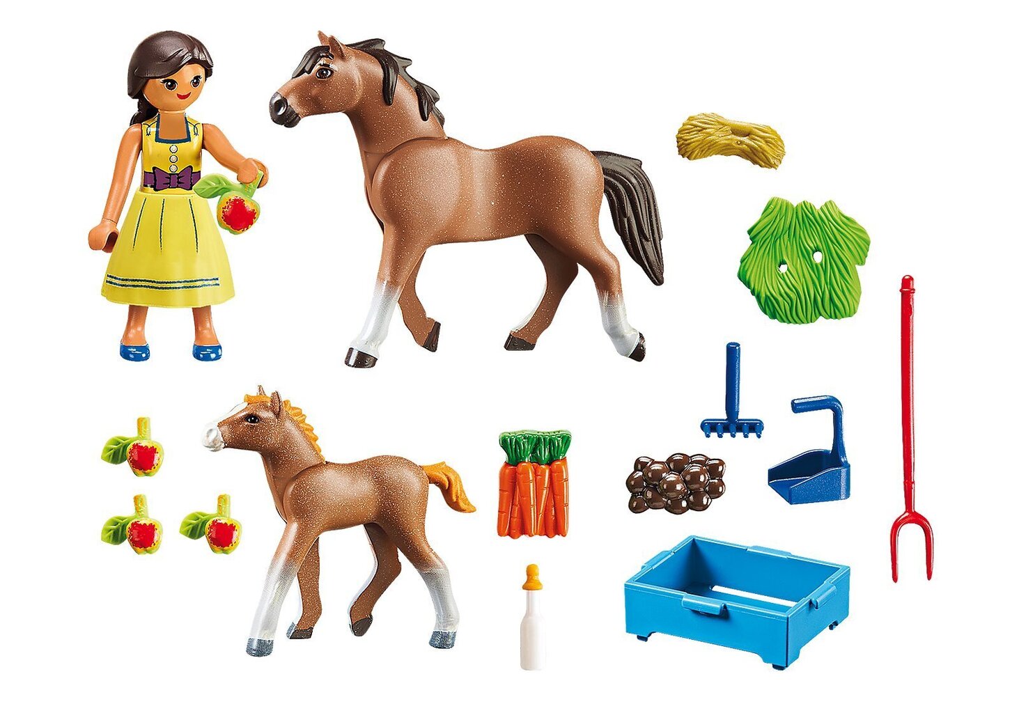 70122 PLAYMOBIL® DreamWorks Spirit, Pru ja tamma ponilla hinta ja tiedot | LEGOT ja rakennuslelut | hobbyhall.fi