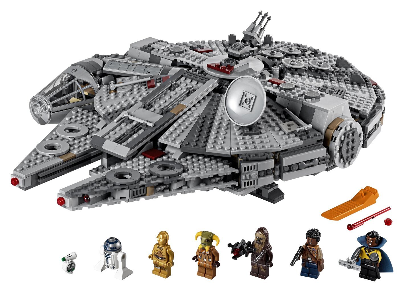 75257 LEGO® Star Wars Millennium Falcon hinta ja tiedot | LEGOT ja rakennuslelut | hobbyhall.fi
