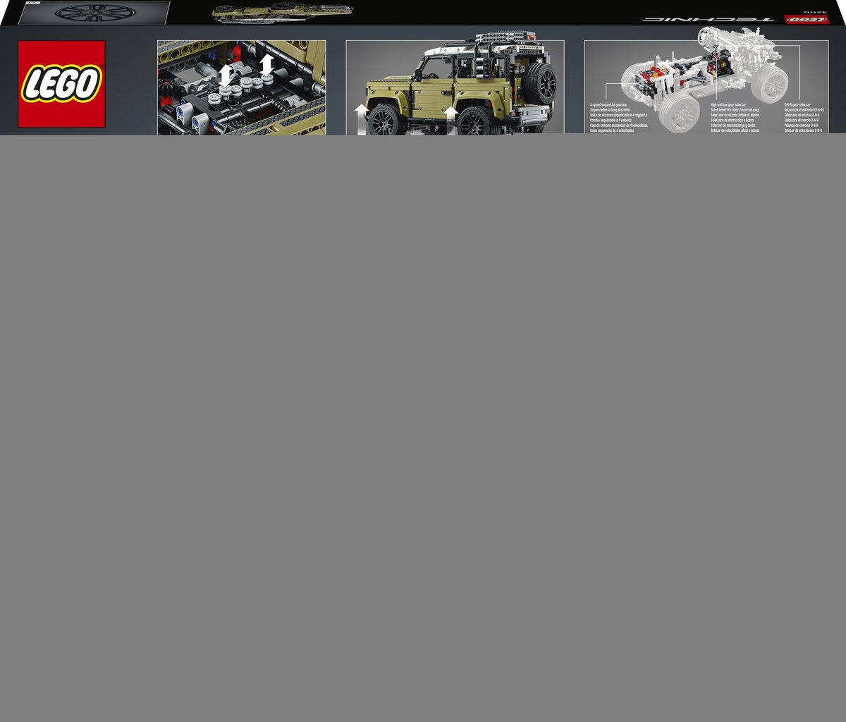 42110 LEGO® Technic Land Rover Defender hinta ja tiedot | LEGOT ja rakennuslelut | hobbyhall.fi