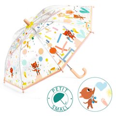 Lasten sateenvarjo (yli 3-vuotiaille) - Kissat, DJECO DD04728 hinta ja tiedot | Lasten asusteet | hobbyhall.fi
