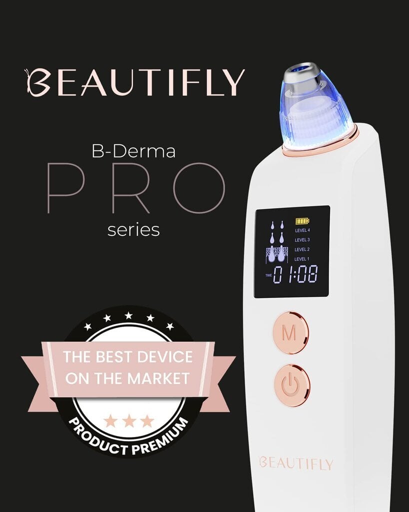 Beautifly B-Derma PRO-Diamond, kasvojen puhdistuslaite hinta ja tiedot | Kasvojenhoitolaitteet | hobbyhall.fi