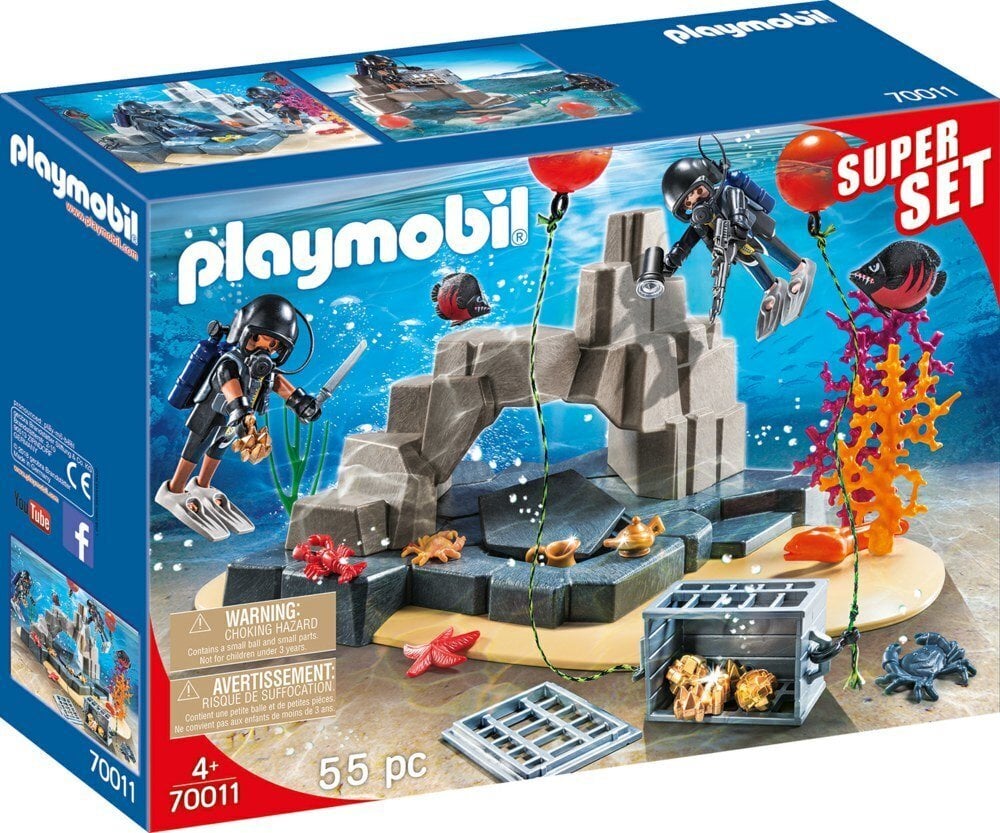 70011 PLAYMOBIL® Super Set, Taktinen sukellus hinta ja tiedot | LEGOT ja rakennuslelut | hobbyhall.fi