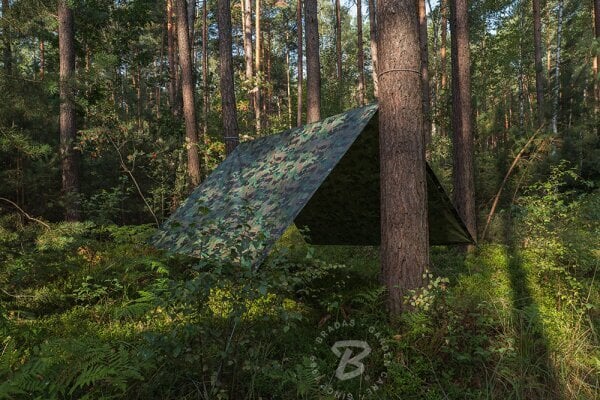 Maastokuvioitu ulkokatto Bradas CAMOforest 3x3 m, 90 g/m² hinta ja tiedot | Puutarhatyökalut | hobbyhall.fi