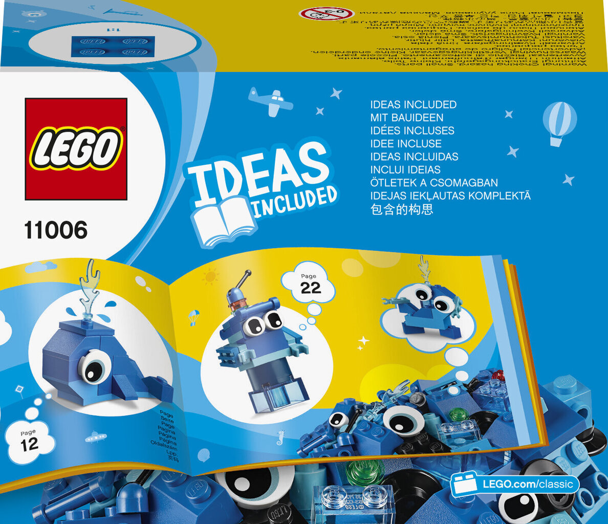 11006 LEGO® Classic siniset palikat hinta ja tiedot | LEGOT ja rakennuslelut | hobbyhall.fi