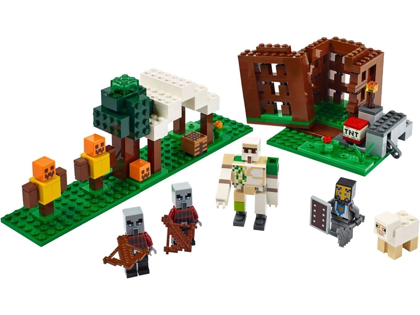 21159 LEGO® Minecraft Pillagerien linnake hinta ja tiedot | LEGOT ja rakennuslelut | hobbyhall.fi