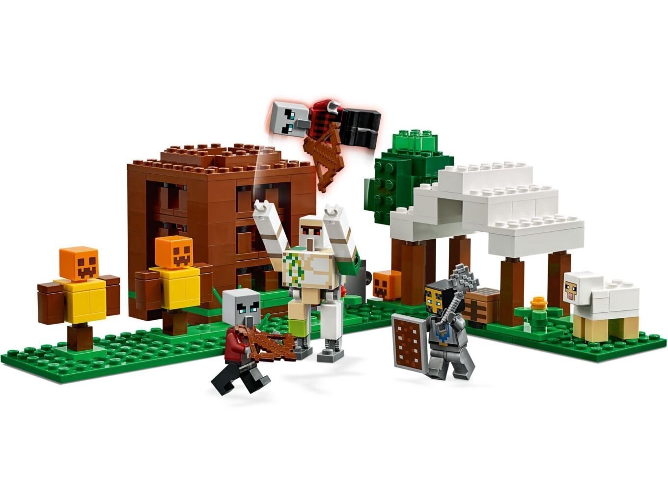 21159 LEGO® Minecraft Pillagerien linnake hinta ja tiedot | LEGOT ja rakennuslelut | hobbyhall.fi