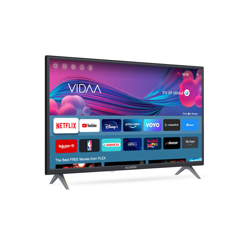 Allview HD Ready Smart TV 32iPlay6000-H hinta ja tiedot | Televisiot | hobbyhall.fi