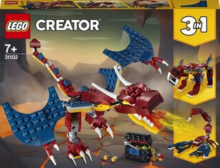 31102 LEGO® Tulilohikäärme hinta ja tiedot | LEGOT ja rakennuslelut | hobbyhall.fi
