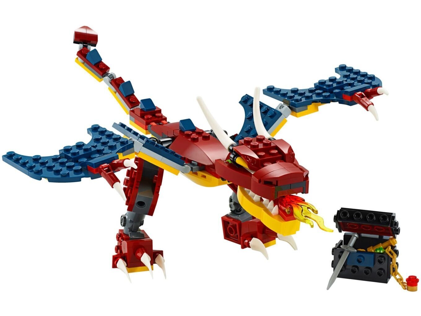 31102 LEGO® Tulilohikäärme hinta ja tiedot | LEGOT ja rakennuslelut | hobbyhall.fi