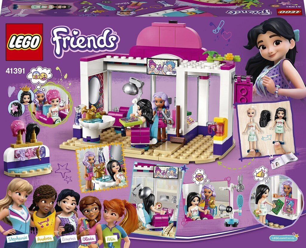 41391 LEGO® Friends Heartlake Cityn kampaamo hinta ja tiedot | LEGOT ja rakennuslelut | hobbyhall.fi