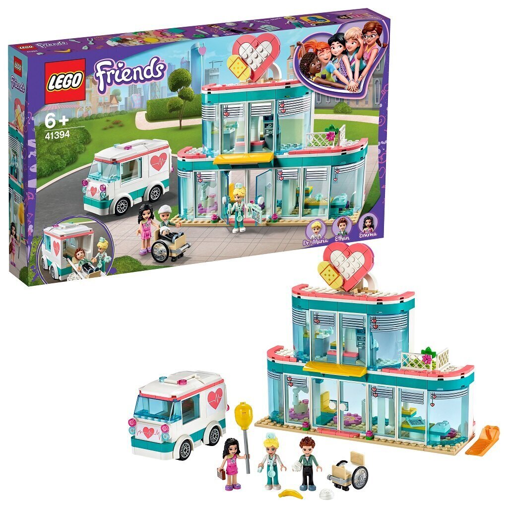 41394 LEGO® Friends Heartlake Cityn sairaala hinta ja tiedot | LEGOT ja rakennuslelut | hobbyhall.fi