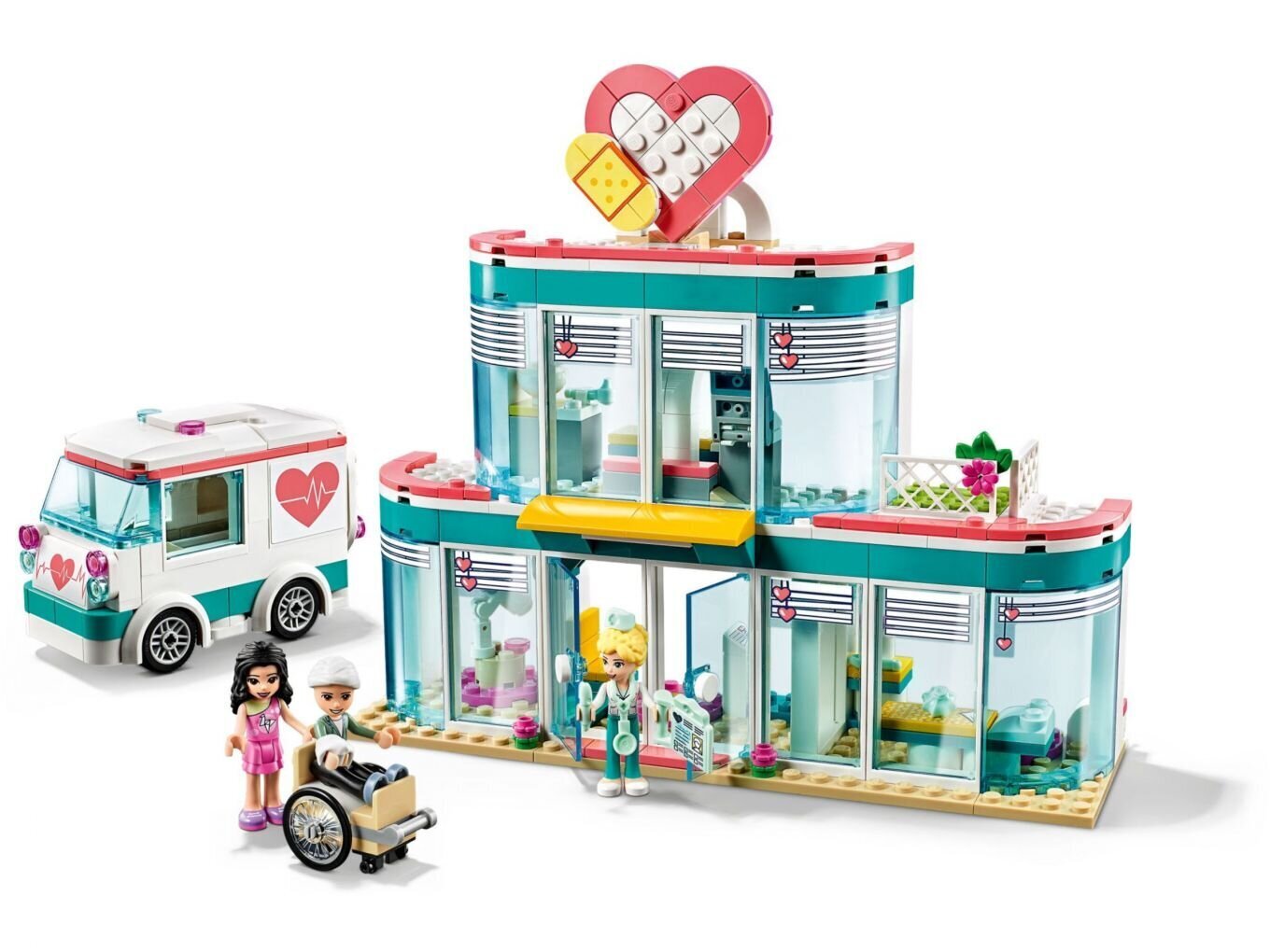 41394 LEGO® Friends Heartlake Cityn sairaala hinta ja tiedot | LEGOT ja rakennuslelut | hobbyhall.fi