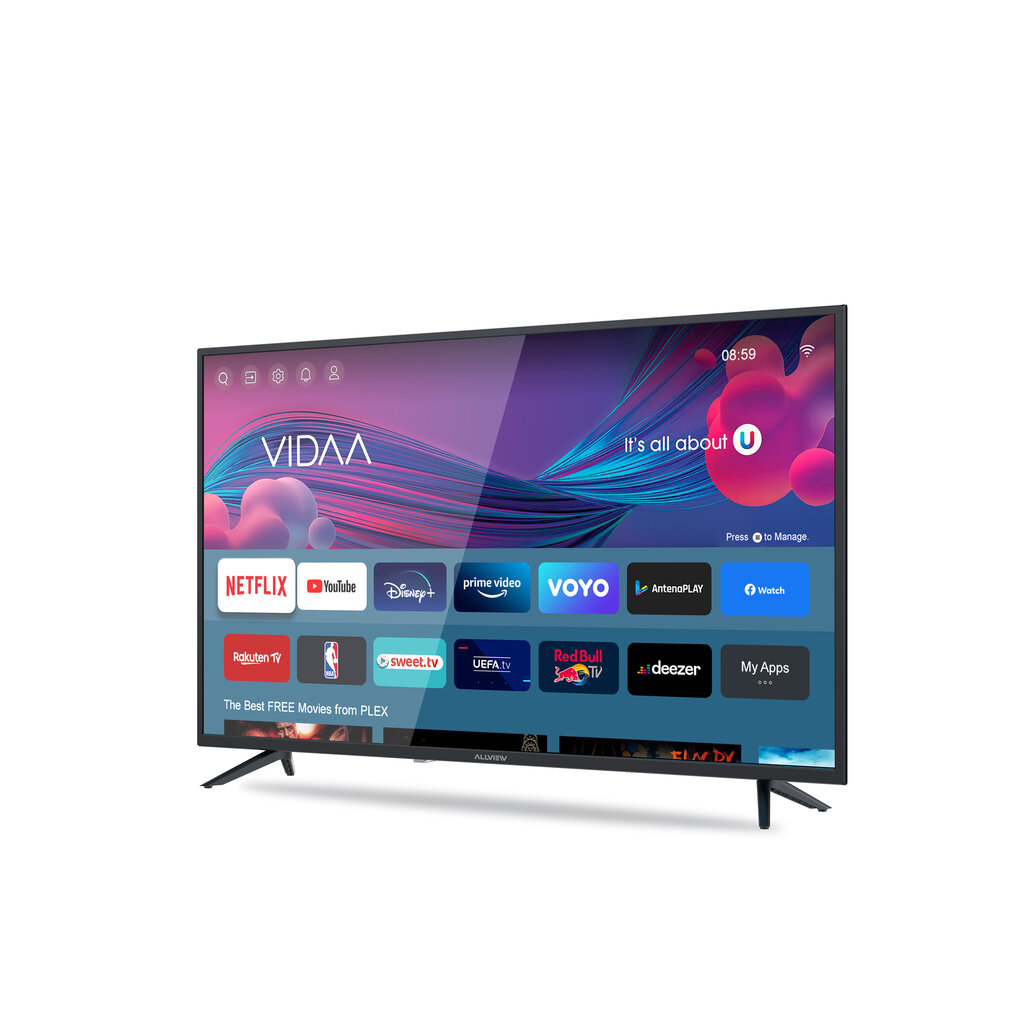 Allview 4K UHD Smart TV 43iPlay6000-U hinta ja tiedot | Televisiot | hobbyhall.fi