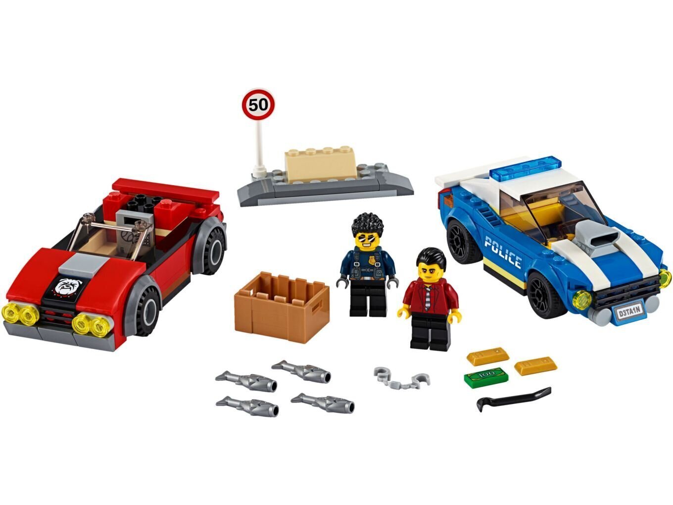 60242 LEGO® City Pidätys maantiellä hinta ja tiedot | LEGOT ja rakennuslelut | hobbyhall.fi