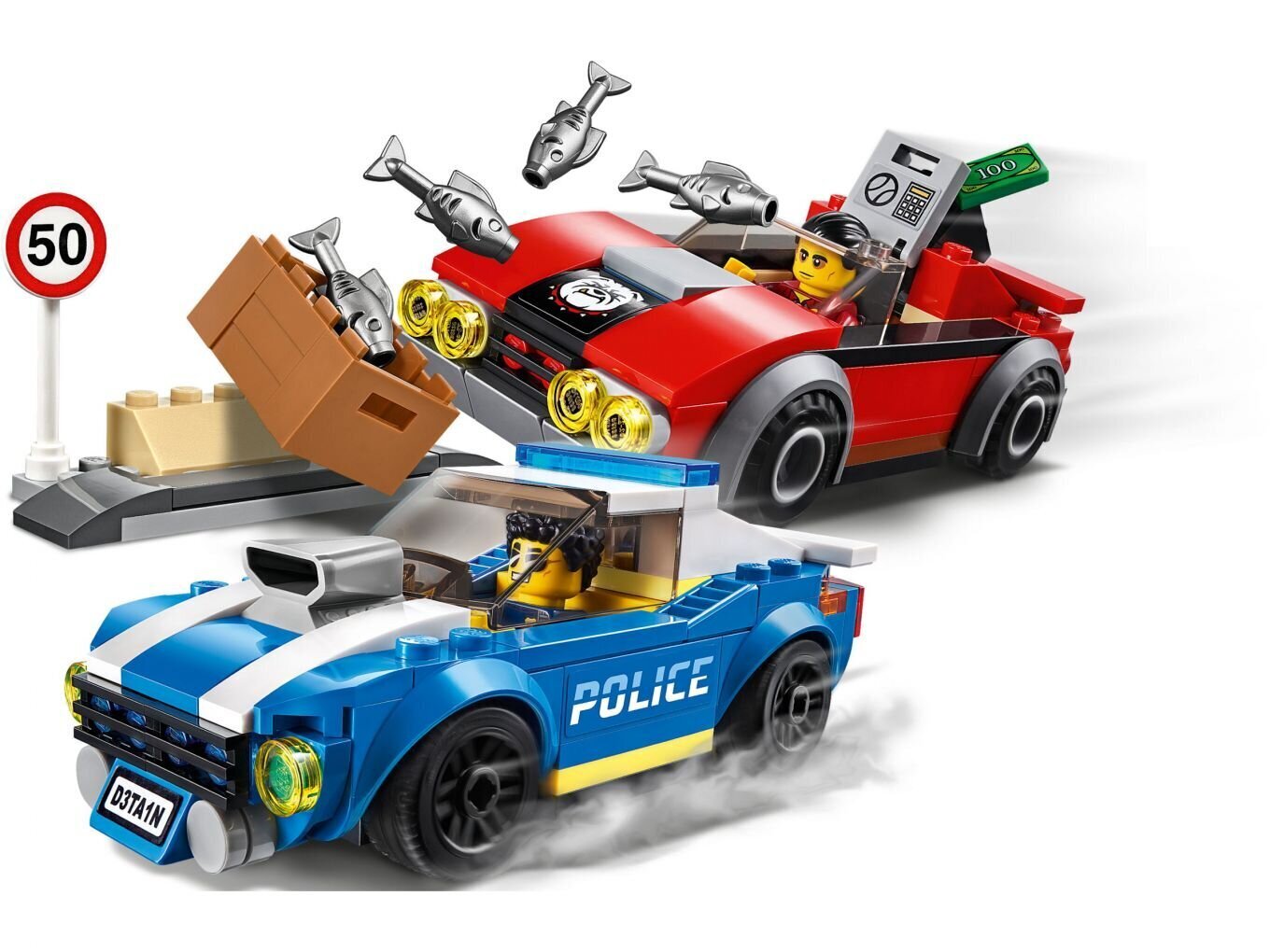 60242 LEGO® City Pidätys maantiellä hinta ja tiedot | LEGOT ja rakennuslelut | hobbyhall.fi