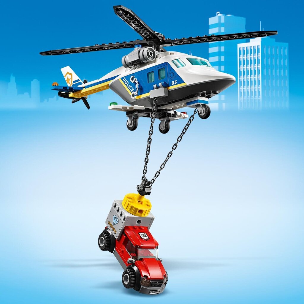 60243 LEGO® City Takaa-ajo poliisihelikopterilla hinta ja tiedot | LEGOT ja rakennuslelut | hobbyhall.fi