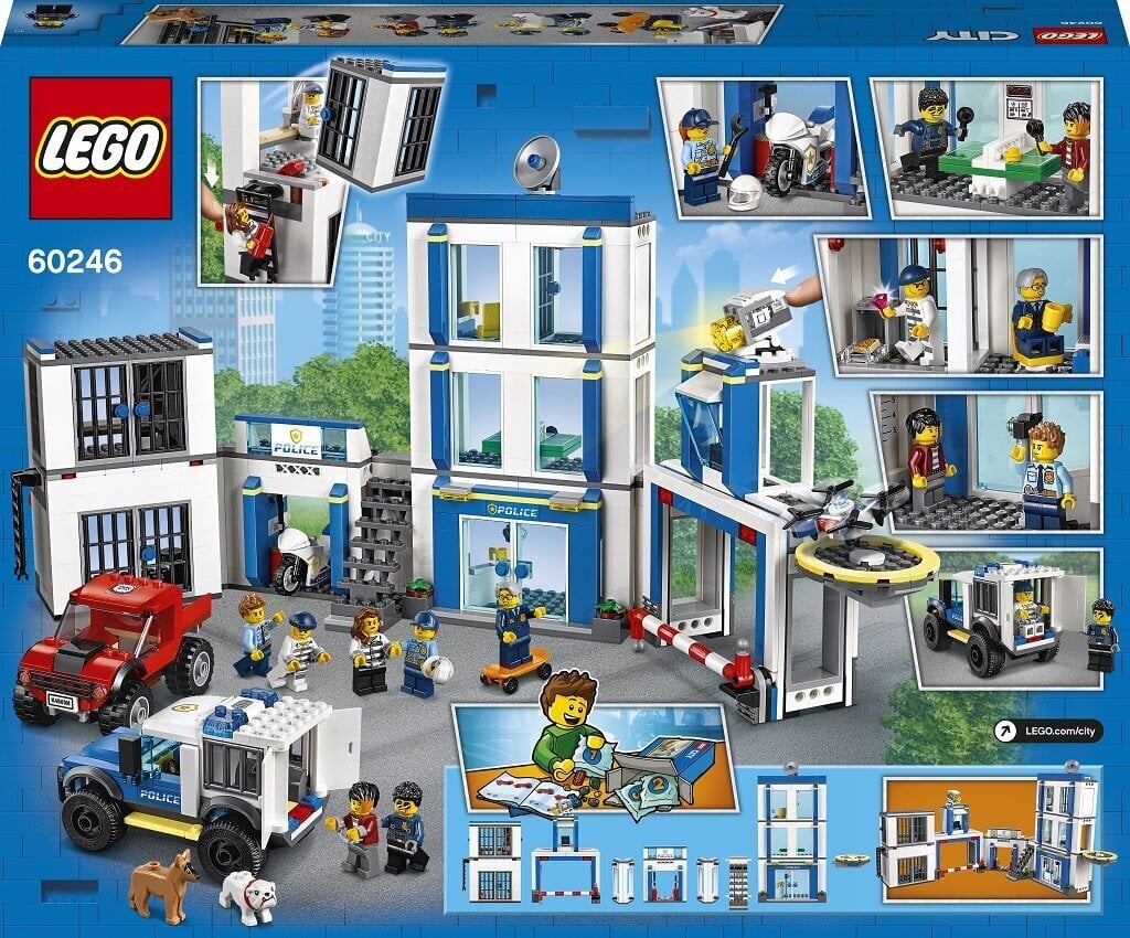 60246 LEGO® City Poliisiasema hinta ja tiedot | LEGOT ja rakennuslelut | hobbyhall.fi