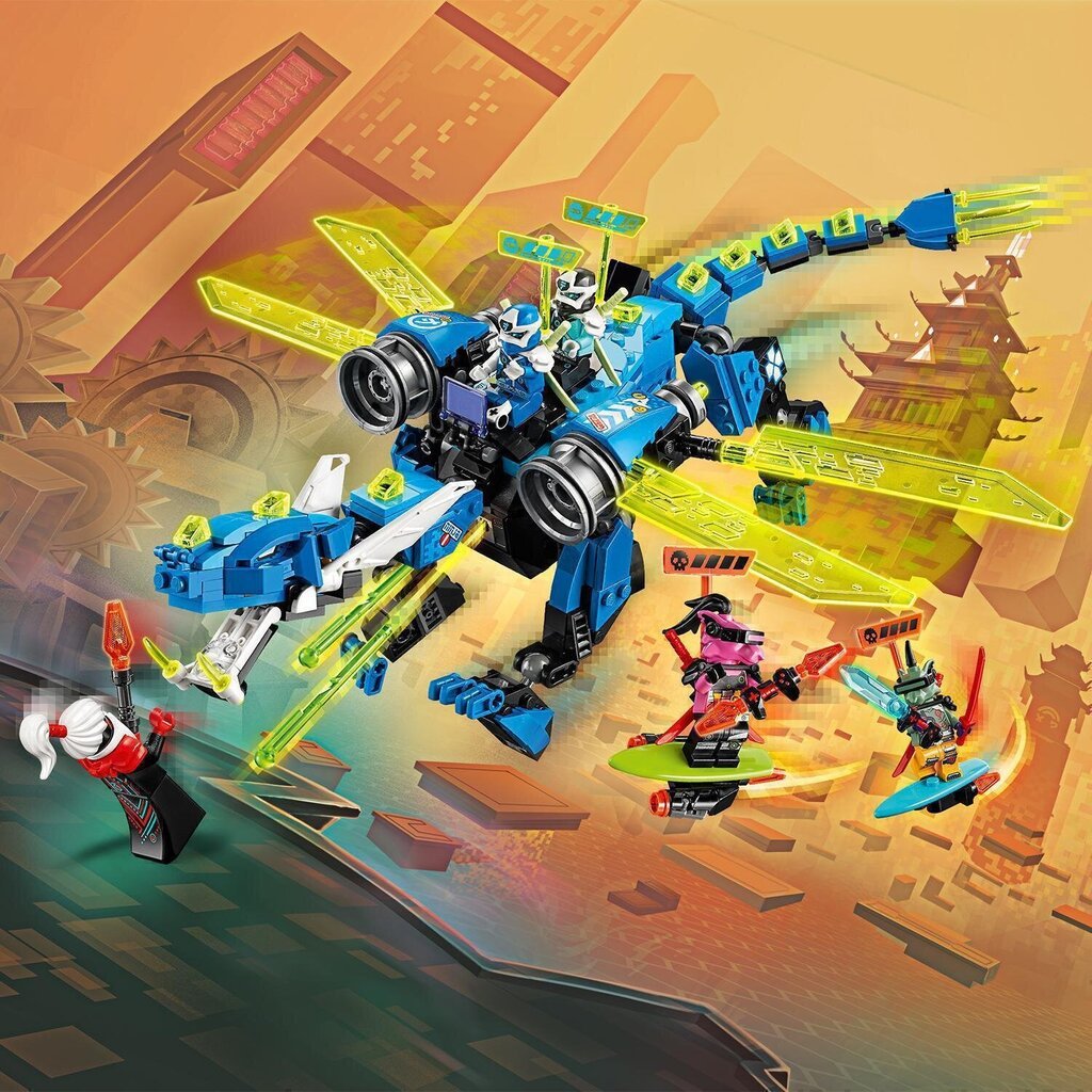 71711 LEGO® NINJAGO Jayn kyberlohikäärme, 518 osaa hinta ja tiedot | LEGOT ja rakennuslelut | hobbyhall.fi