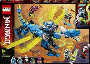 71711 LEGO® NINJAGO Jayn kyberlohikäärme, 518 osaa hinta ja tiedot | LEGOT ja rakennuslelut | hobbyhall.fi