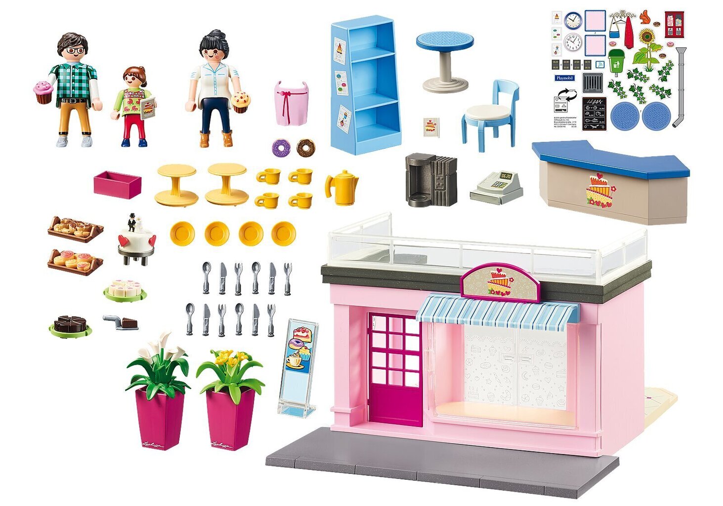 Cafe 70015 PLAYMOBIL® City Life hinta ja tiedot | LEGOT ja rakennuslelut | hobbyhall.fi