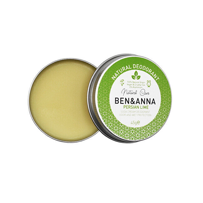 Ben&Anna, Voidemainen deodorantti purkissa Persian Lime, 45 g hinta ja tiedot | Deodorantit | hobbyhall.fi