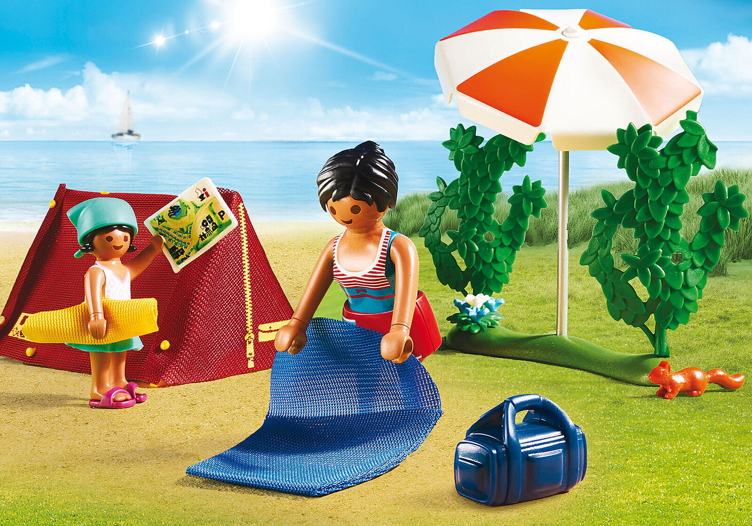 Suuri leirintäalue 70087 PLAYMOBIL® Family Fun hinta ja tiedot | LEGOT ja rakennuslelut | hobbyhall.fi