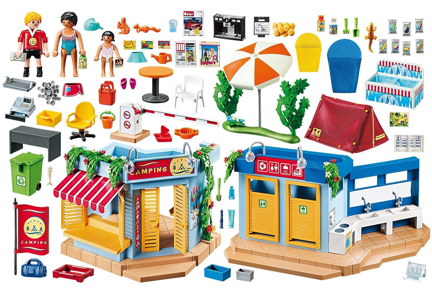 Suuri leirintäalue 70087 PLAYMOBIL® Family Fun hinta ja tiedot | LEGOT ja rakennuslelut | hobbyhall.fi