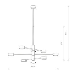 Kattovalaisin Nowodvorski ORBIT 7946 hinta ja tiedot | Kattovalaisimet | hobbyhall.fi