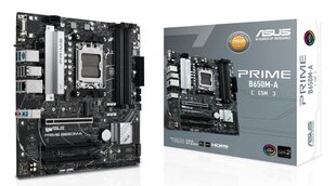 Asus PRIME B650M-A-CSM, Micro ATX, AM5, DDR5 hinta ja tiedot | Emolevyt | hobbyhall.fi