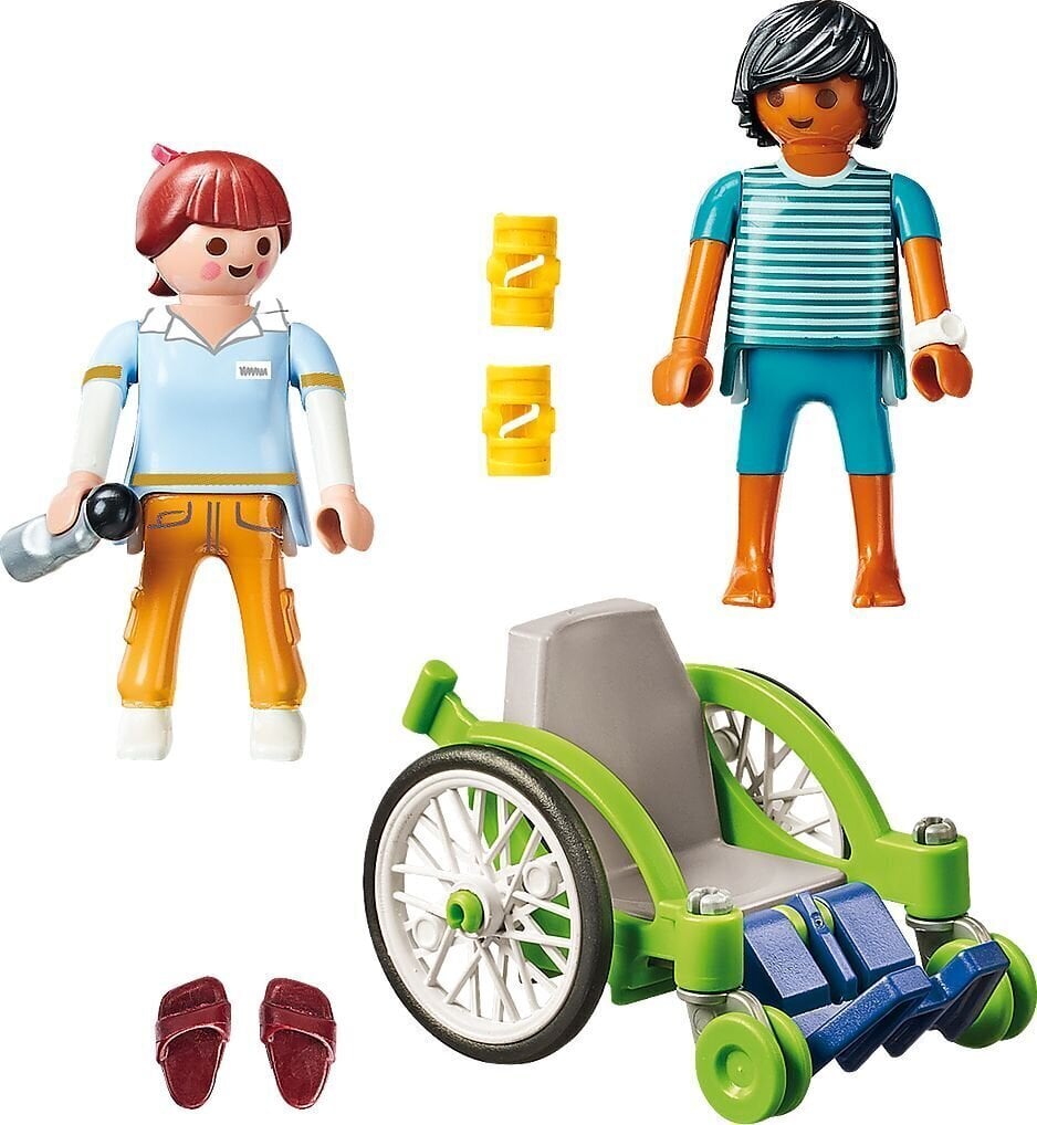 70193 PLAYMOBIL® City Life -pyörätuolipotilas hinta ja tiedot | LEGOT ja rakennuslelut | hobbyhall.fi