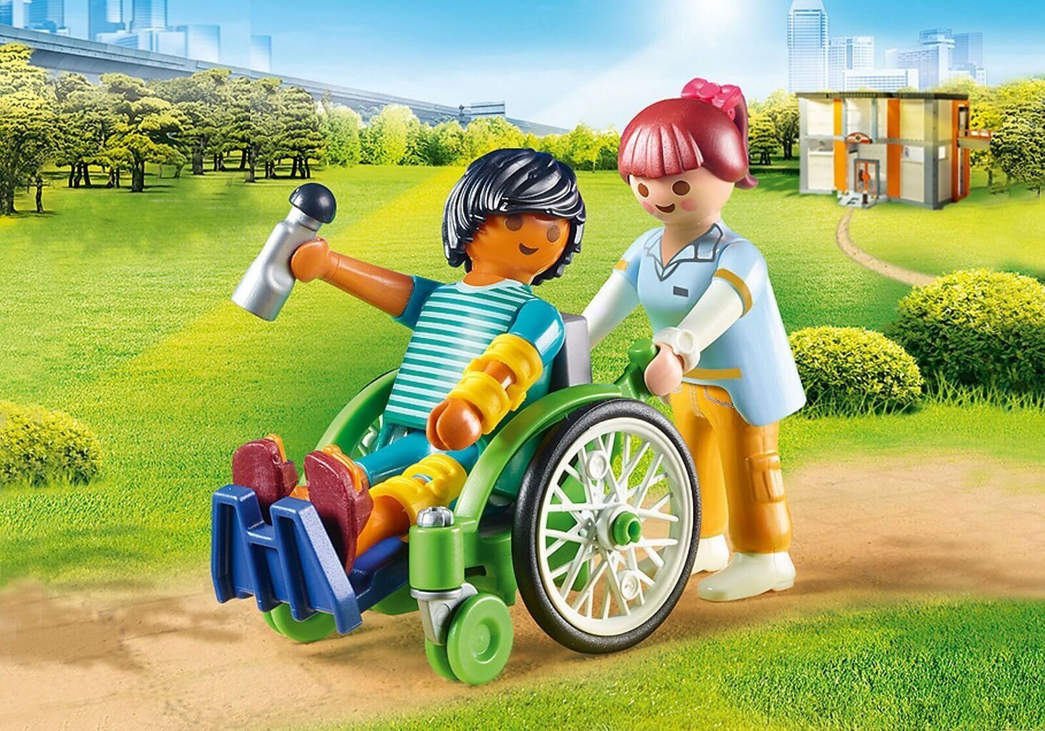 70193 PLAYMOBIL® City Life -pyörätuolipotilas hinta ja tiedot | LEGOT ja rakennuslelut | hobbyhall.fi