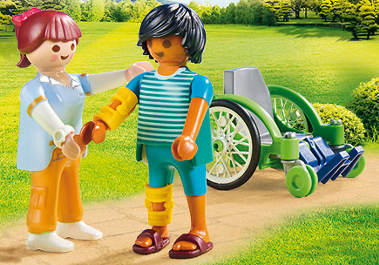 70193 PLAYMOBIL® City Life -pyörätuolipotilas hinta ja tiedot | LEGOT ja rakennuslelut | hobbyhall.fi