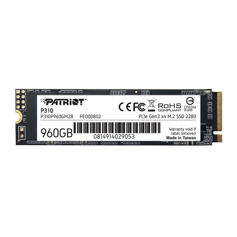 Patriot P310, 960 GB hinta ja tiedot | Kovalevyt | hobbyhall.fi