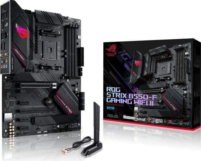 Asus ROG STRIX B550-F GAMING WiFi II, ATX, AM4, DDR4 hinta ja tiedot | Emolevyt | hobbyhall.fi