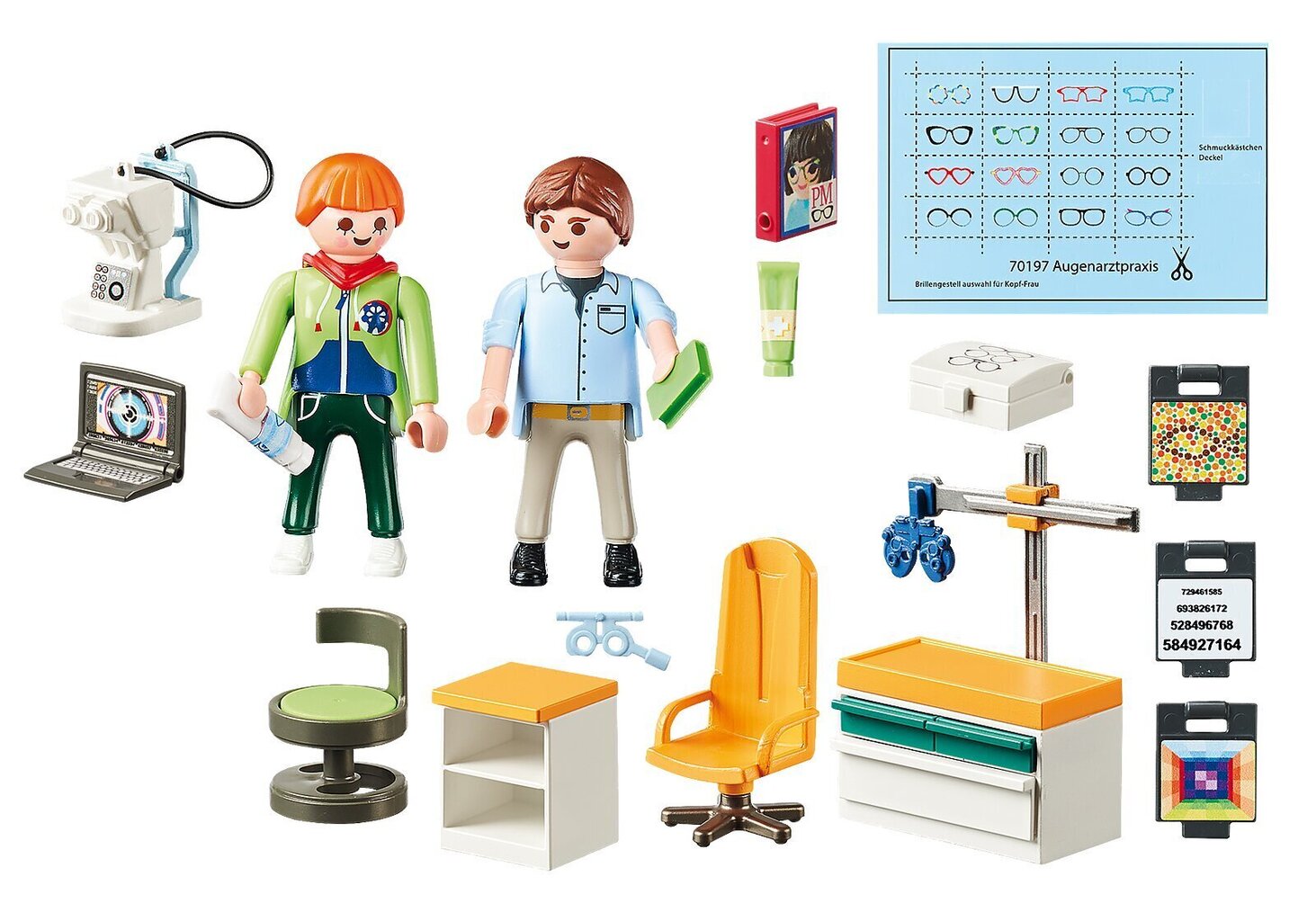 Playmobil® City Life - silmälääkäri (70197) hinta ja tiedot | LEGOT ja rakennuslelut | hobbyhall.fi