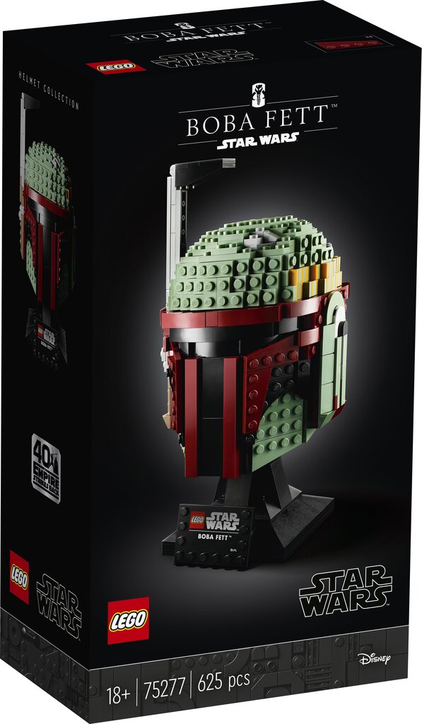 75277 LEGO® Star Wars Boba Fett -kypärä hinta ja tiedot | LEGOT ja rakennuslelut | hobbyhall.fi