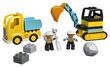 10931 LEGO® DUPLO Puskutraktori ja telakaivinkone hinta ja tiedot | LEGOT ja rakennuslelut | hobbyhall.fi