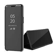 TelforceOne Smart Clear View, Samsung S7 Edge G935 mustan värinen hinta ja tiedot | Puhelimen kuoret ja kotelot | hobbyhall.fi