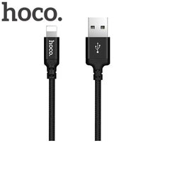 Hoco Premium Times Speed X14 Strong Lightning USB-data- ja latauskaapeli 2 metrin pituinen (MD818) mustan värinen hinta ja tiedot | Kaapelit ja adapterit | hobbyhall.fi