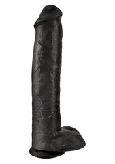 King Cock -dildo kiveksillä, 15”, aidonnäköinen, pvc hinta ja tiedot | Dildot | hobbyhall.fi