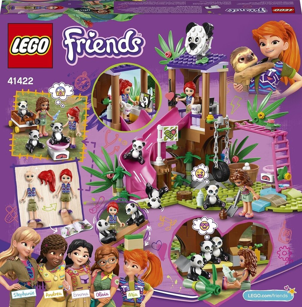 41422 LEGO® Friends Panda viidakossa hinta ja tiedot | LEGOT ja rakennuslelut | hobbyhall.fi