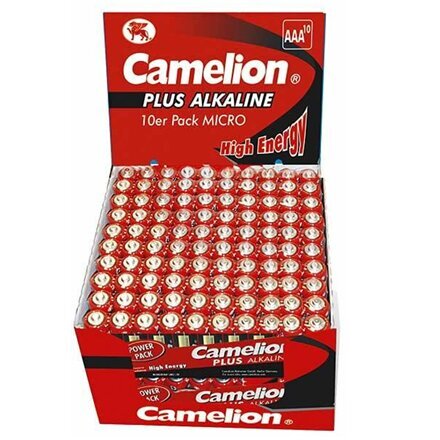 Camelion Plus Alkaline paristot , 1,5 V, AAA/LR03, 20 x 10 kpl. hinta ja tiedot | Paristot | hobbyhall.fi